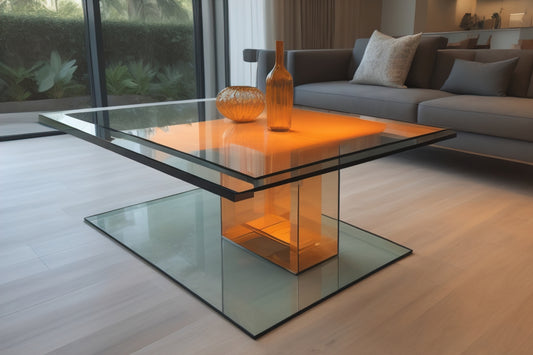 Glass Square Coffee Table